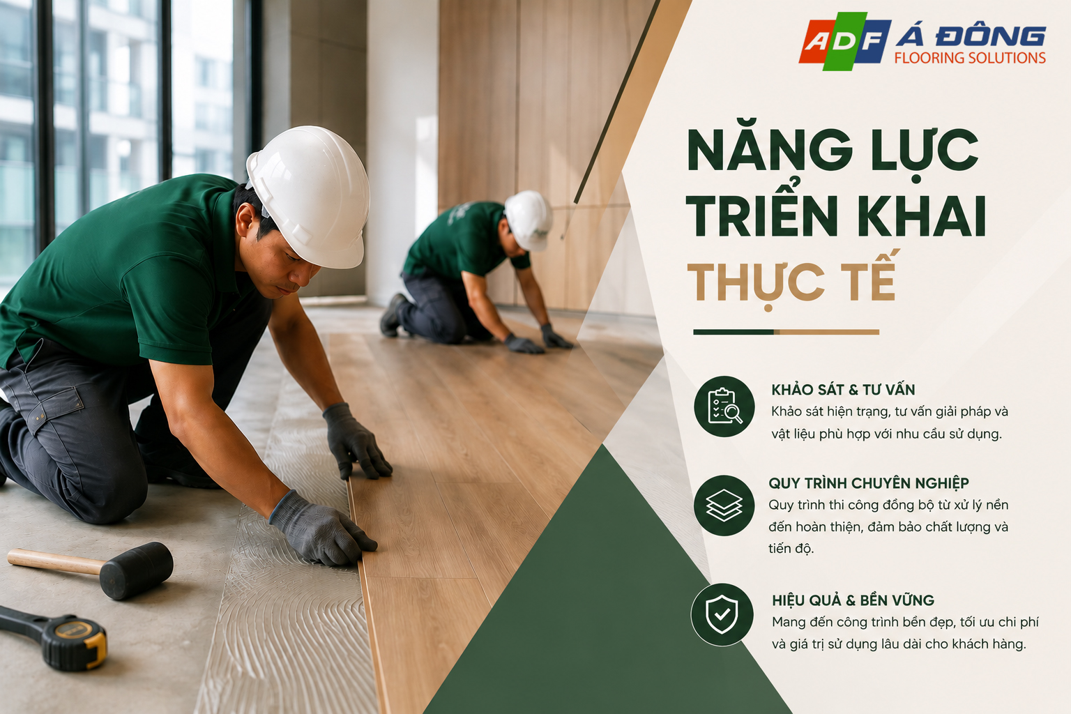 NĂNG LỰC TRIỂN KHAI THỰC TẾ
