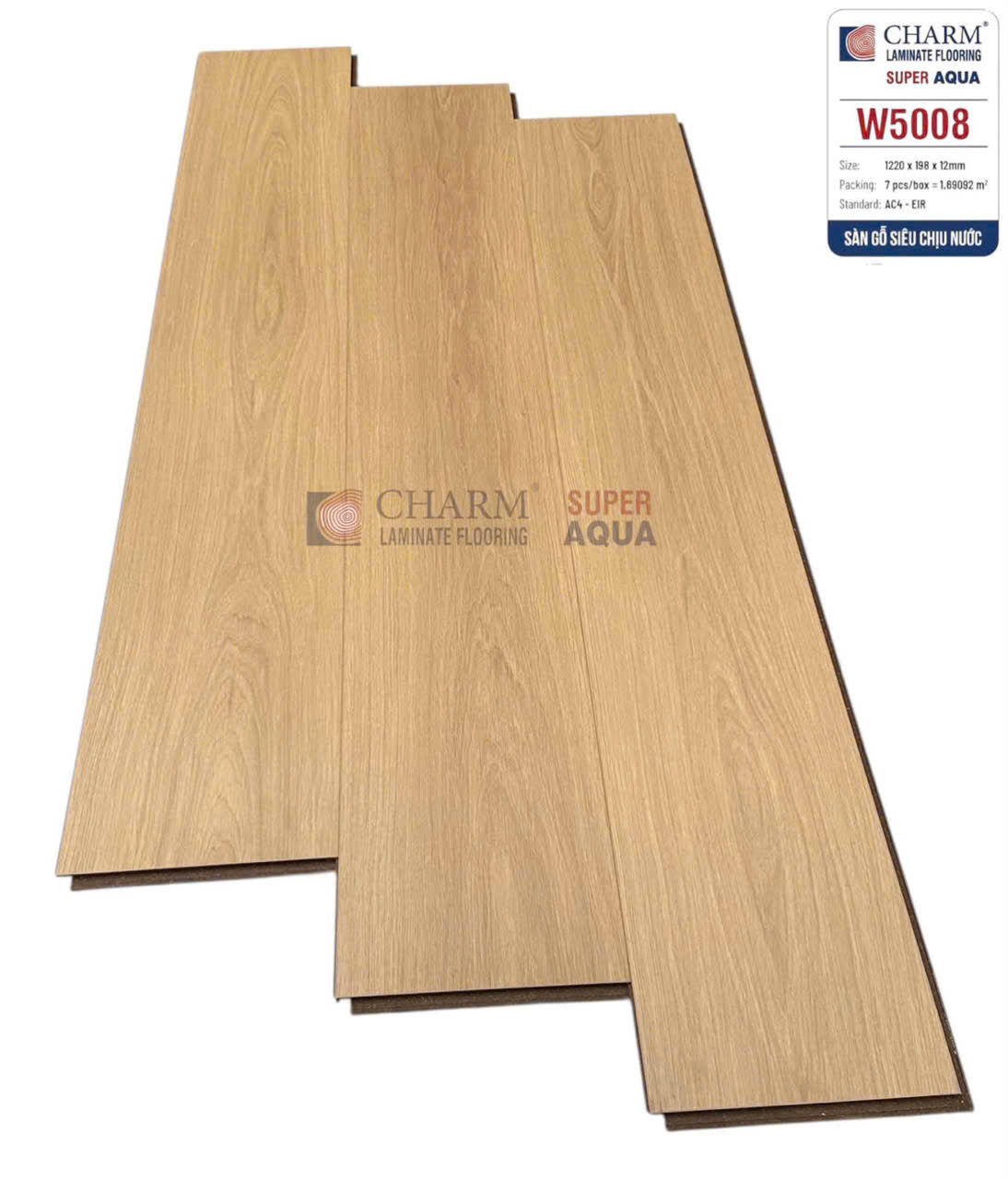Sàn Gỗ Charm Super Aqua W5008