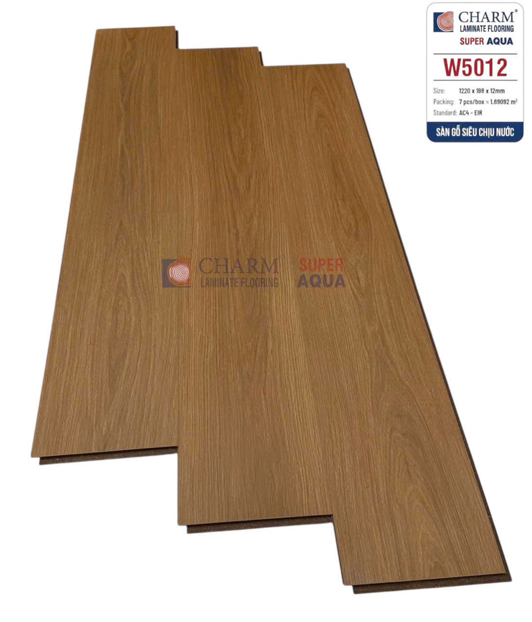 Sàn Gỗ Charm Super Aqua W5012