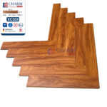 Sàn Gỗ Xương Cá Charm XC203 Cốt Nâu