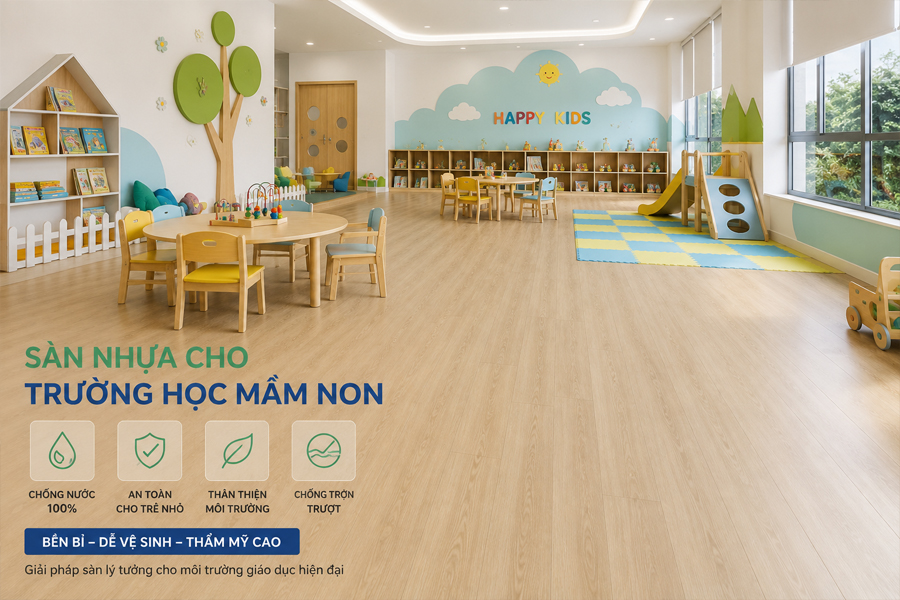 Giải Pháp Sàn Nhựa Cho Trường Học