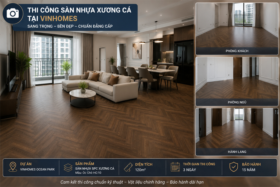 GIẢI PHÁP SÀN NHỰA XƯƠNG CÁ