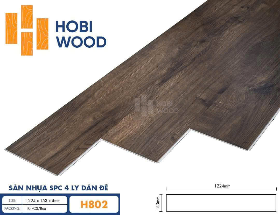 Sàn Nhựa SPC Hobi Wood H802