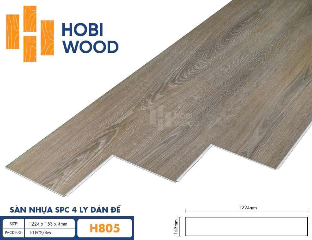 Sàn Nhựa SPC Hobi Wood H805