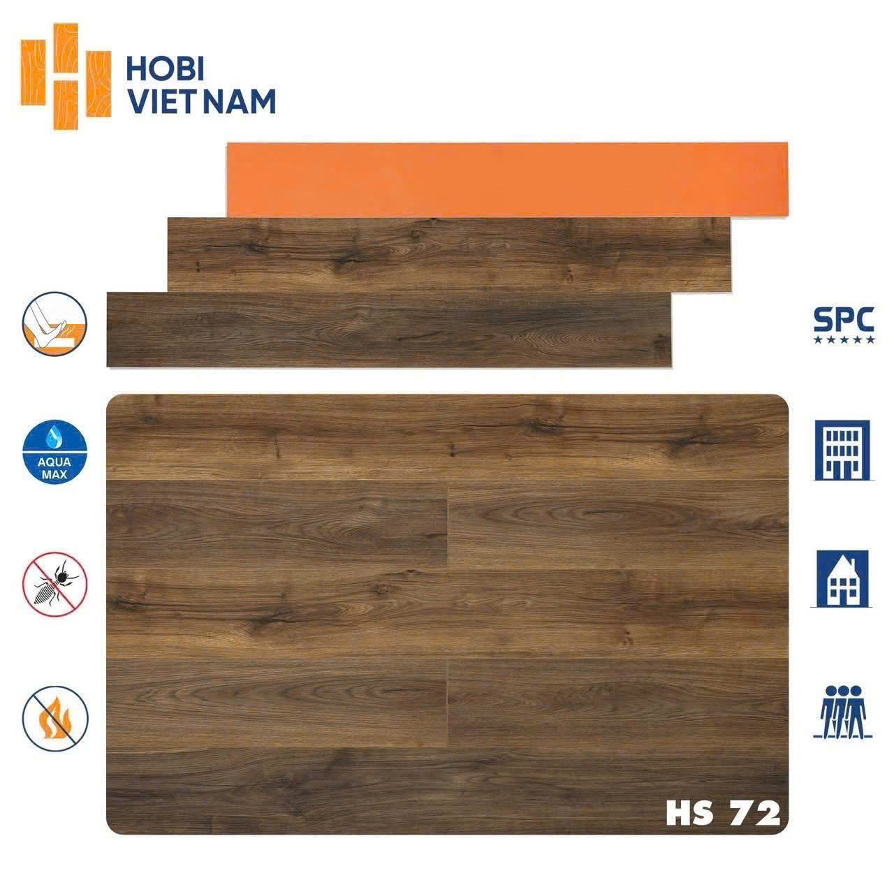 Sàn Nhựa SPC Hobi HS72