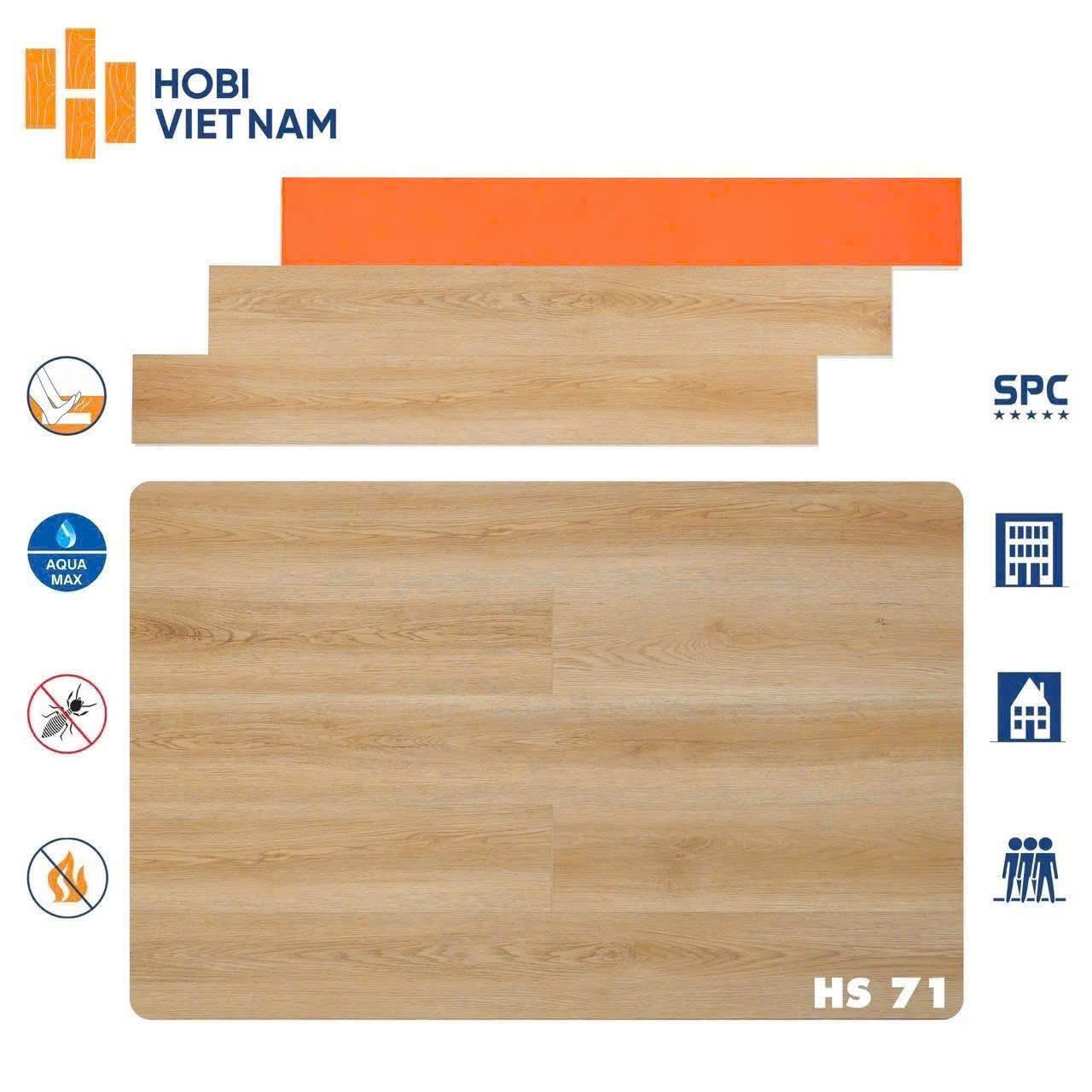 Sàn Nhựa SPC Hobi HS71